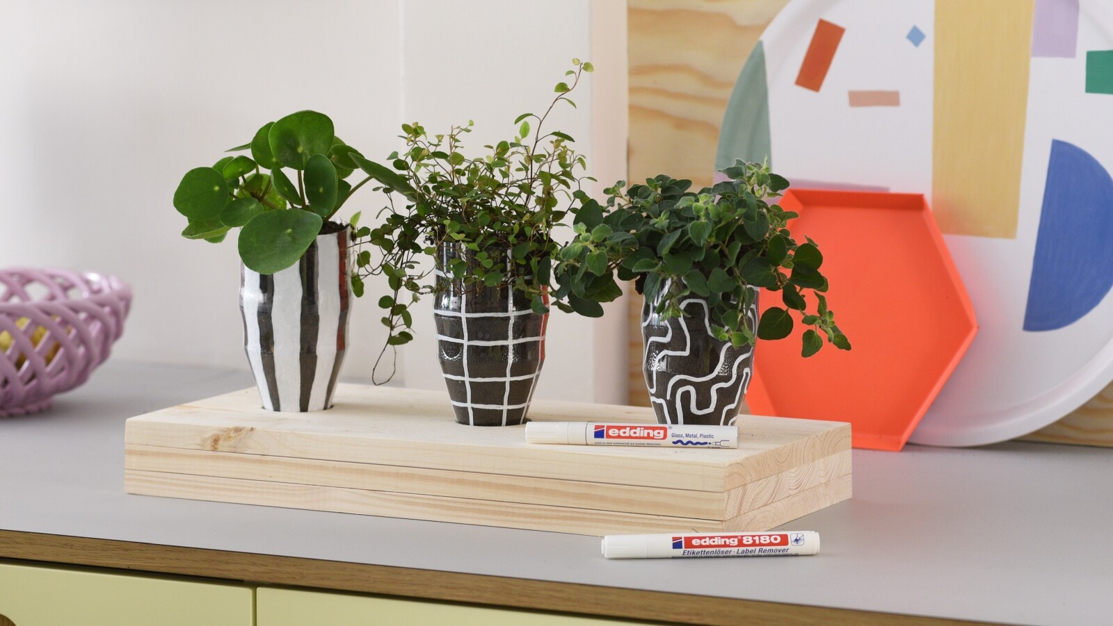 Decorative upcycling idea using plastic bottles