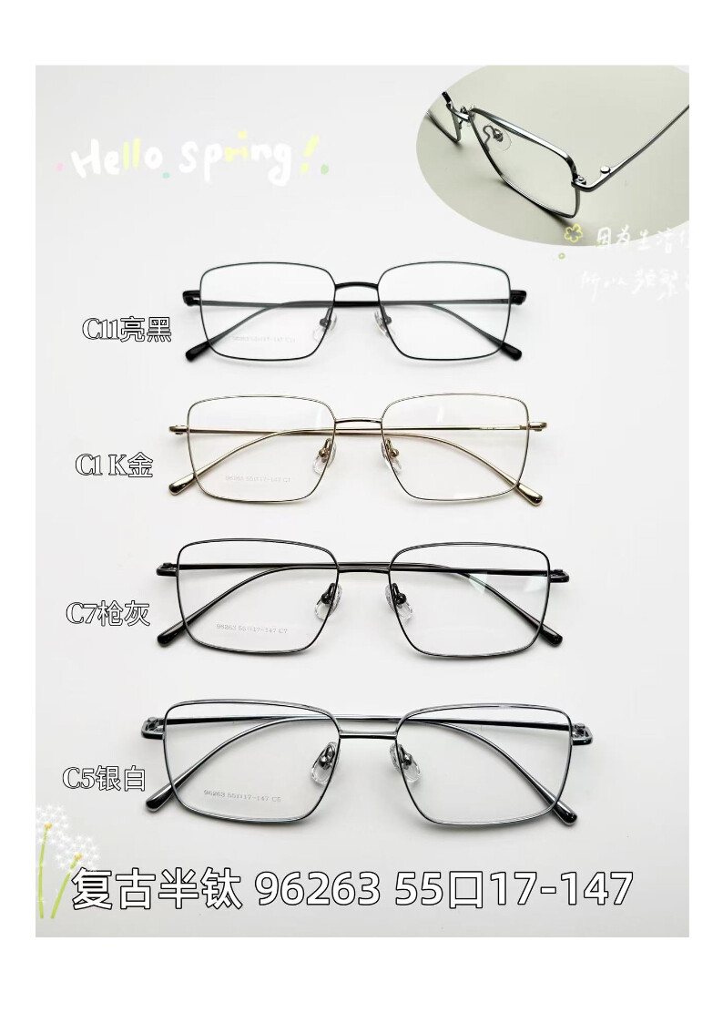 Titanium Optical Glasses #96263