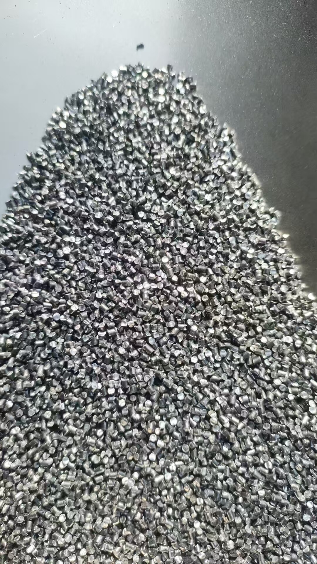 Steel Shot Particles Close-up