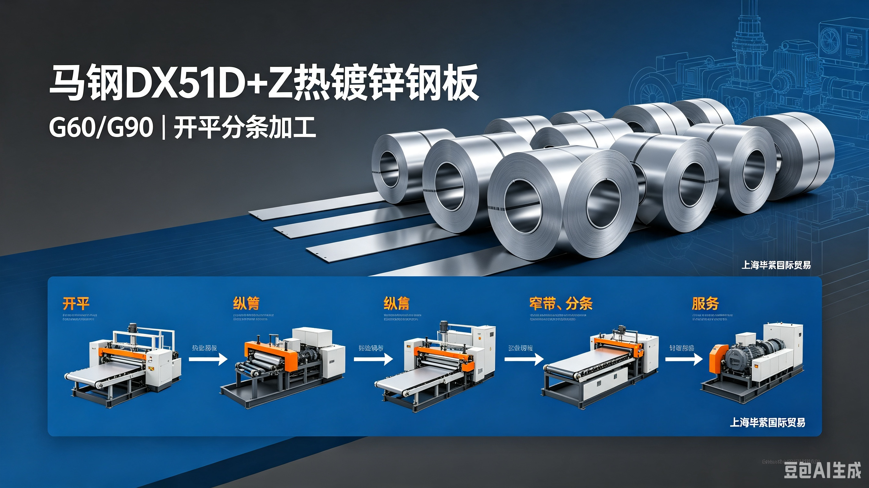 Magang Bengang DX51D+Z Hot-Dip Galvanized Steel Sheets for Ventilation Ducts and Fan Housings