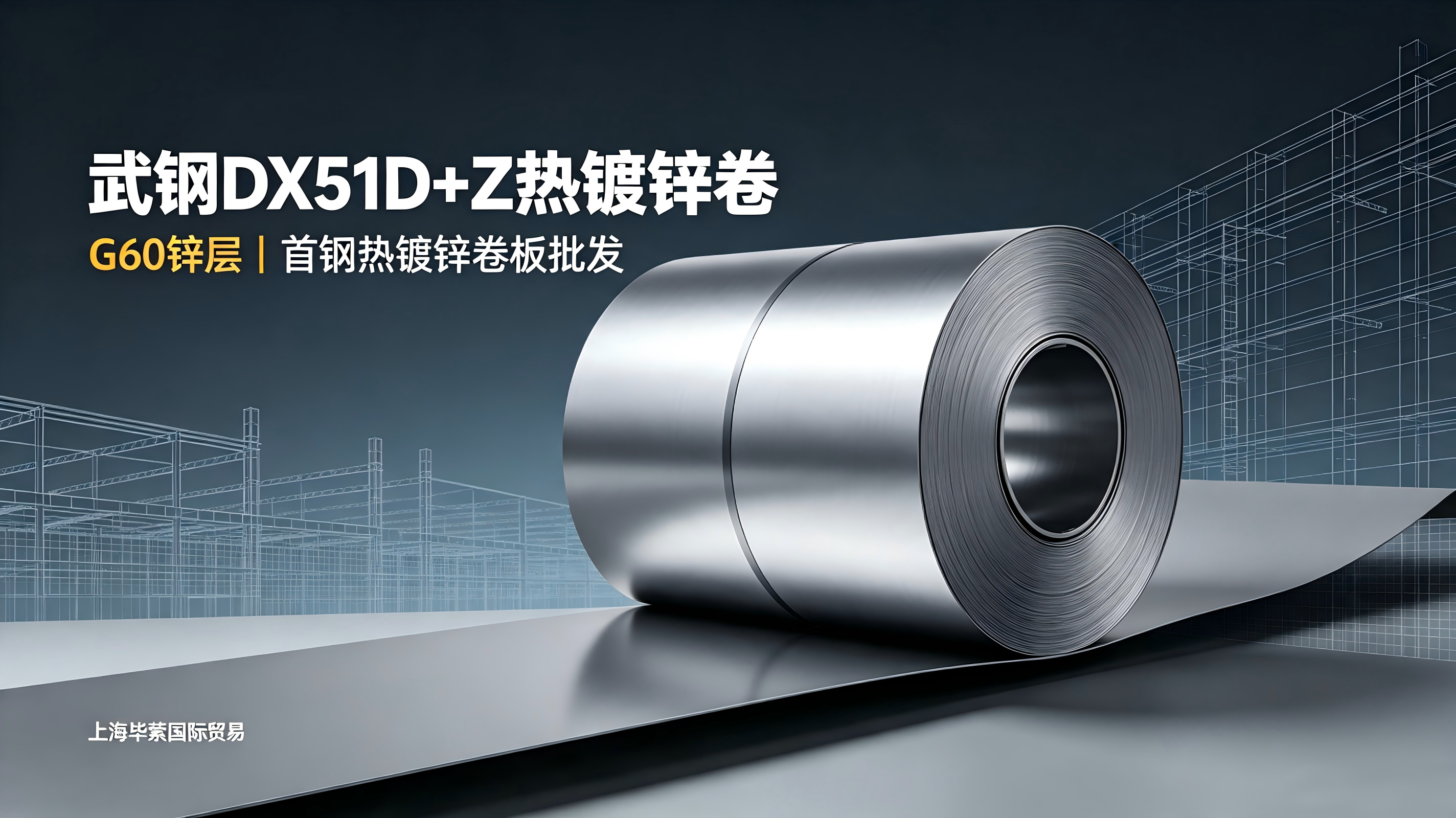 WISCO DX53D+Z Deep-Drawing Galvanized Coil | Benxi Steel Z275 High-Corrosion-Resistant Hot-Dip Galvanized Sheet