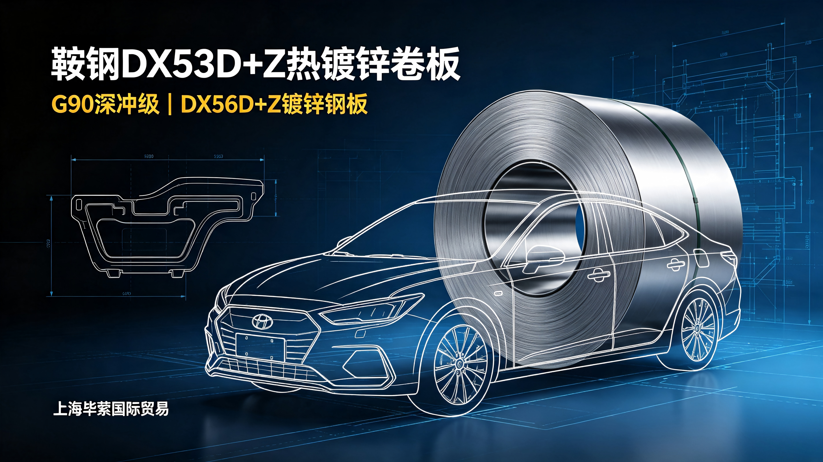 DX53D+Z DX56D+Z Automotive-grade Deep Drawing Hot-Dip Galvanized Coil