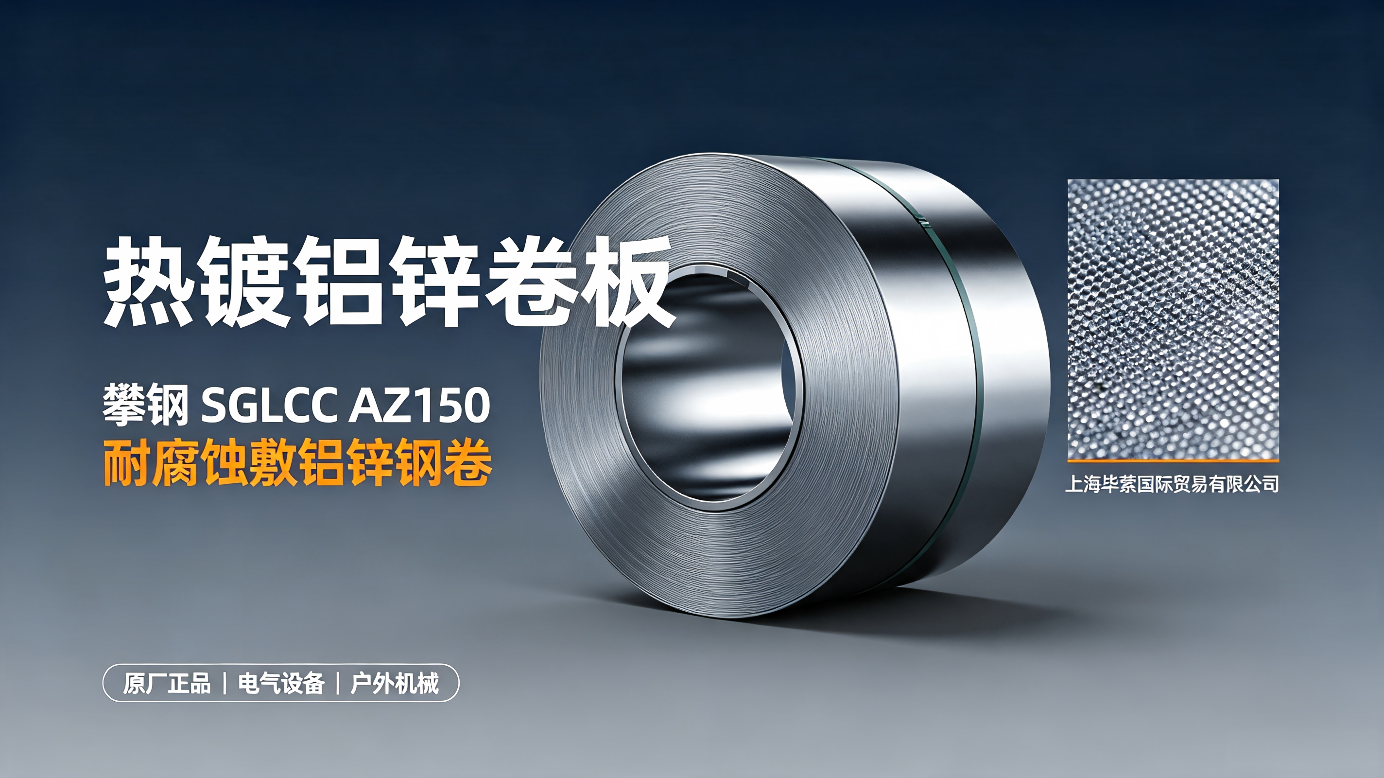 Angang DX53D+AZ Anti-Fingerprint Hot-Dip Aluzinc AZ80 Aluminum-Coated Steel for Refrigerator and Air Conditioner Back Panels