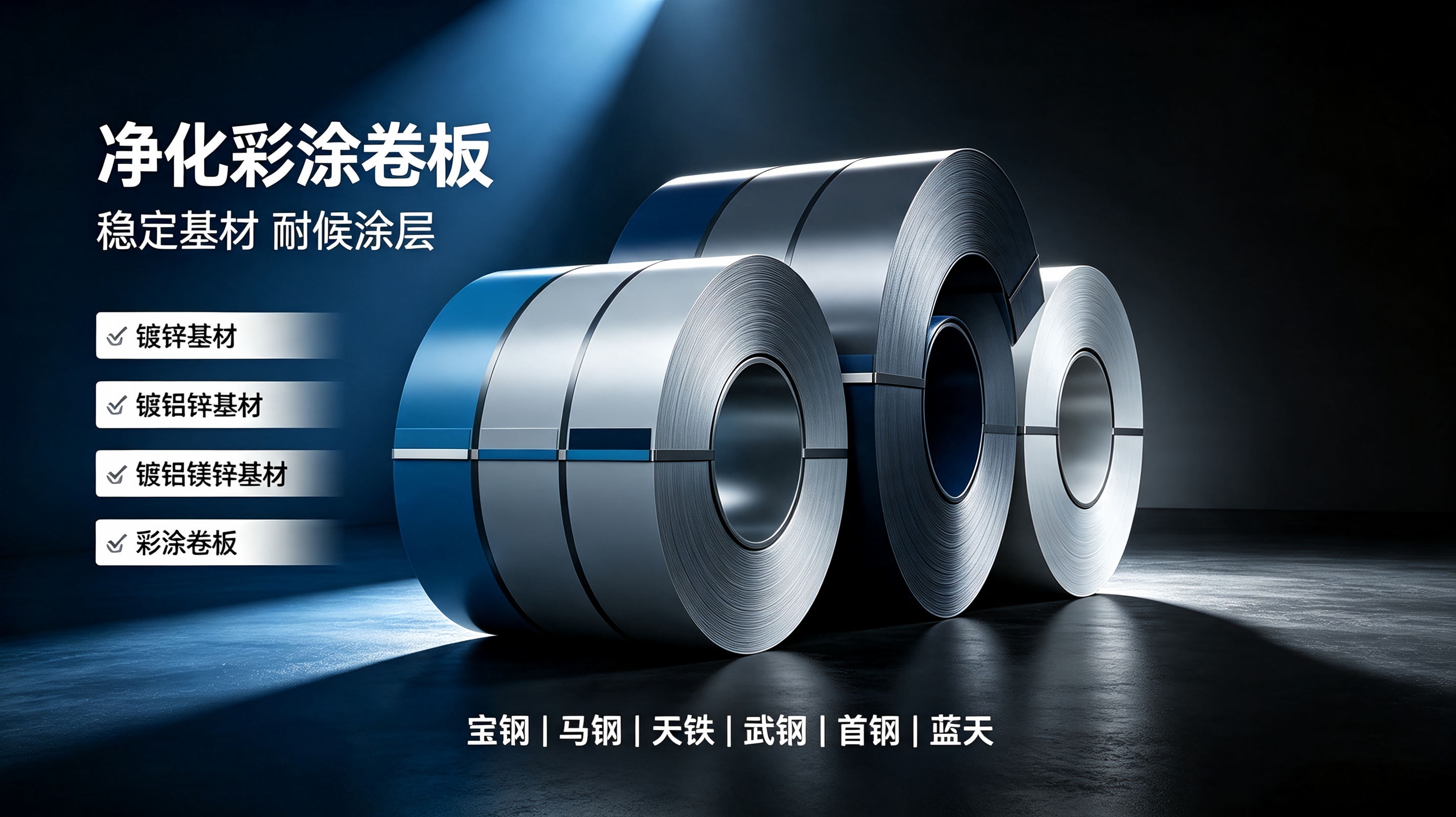 Pure White Color-Coated Coil for Purification, Cleanroom Standard White Steel Coil with Fluorocarbon/Polyester Powder Coating