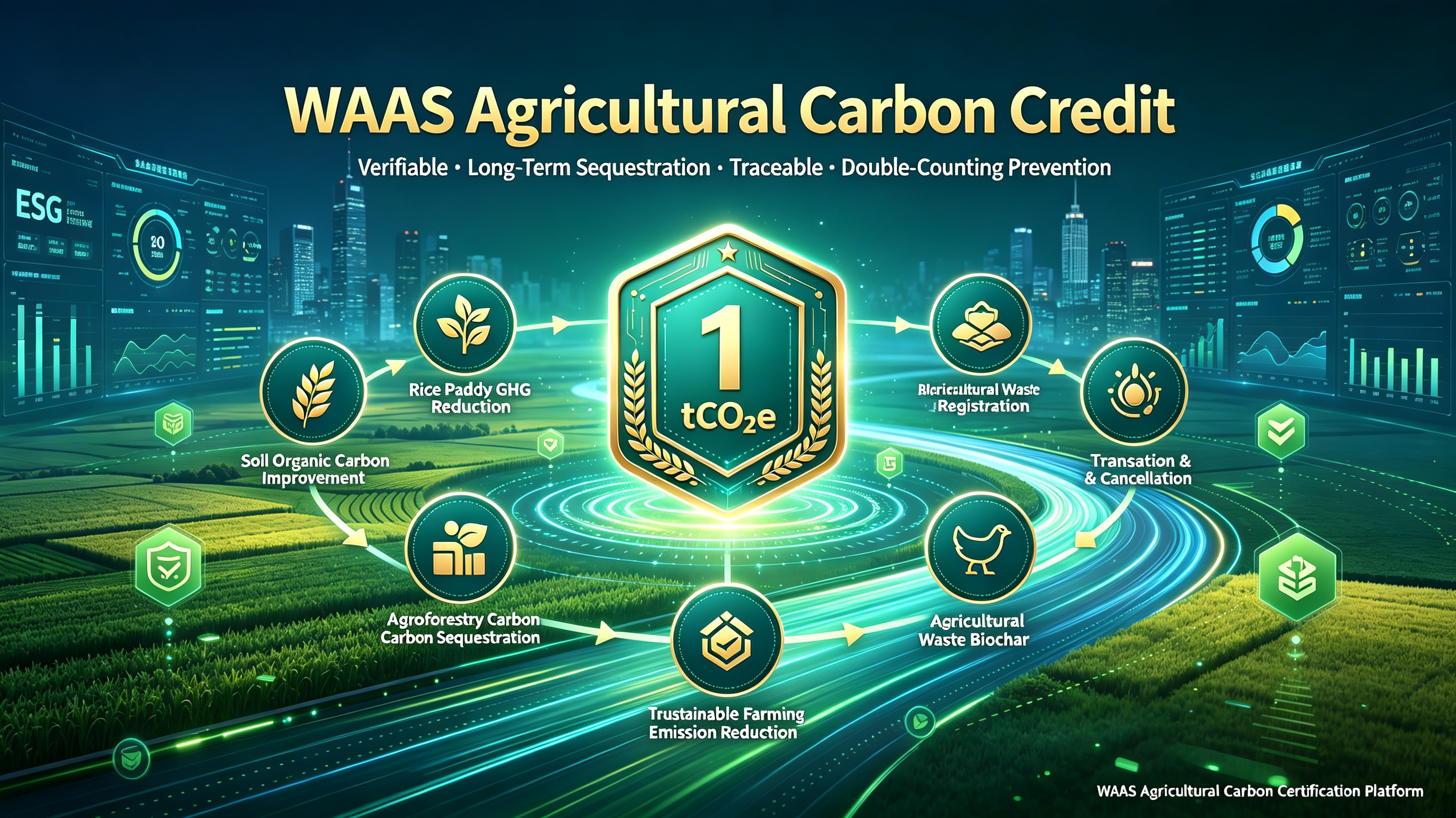 WAAS to List Global Agricultural Carbon Certification Platform as Key Priority for Next Five Years