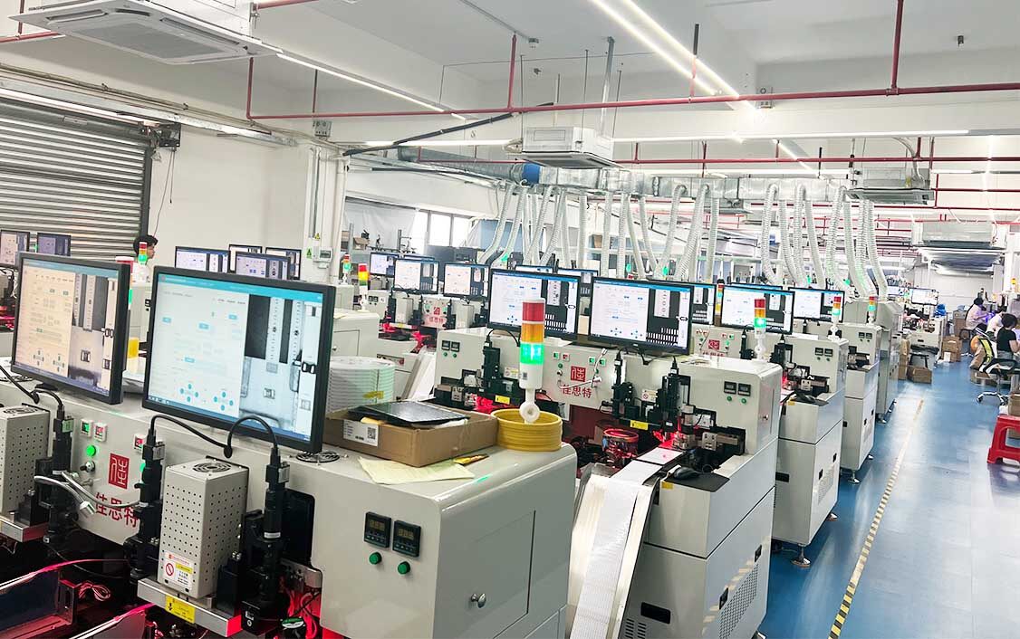 LED strip SMT production workshop at NEWSTAR factory