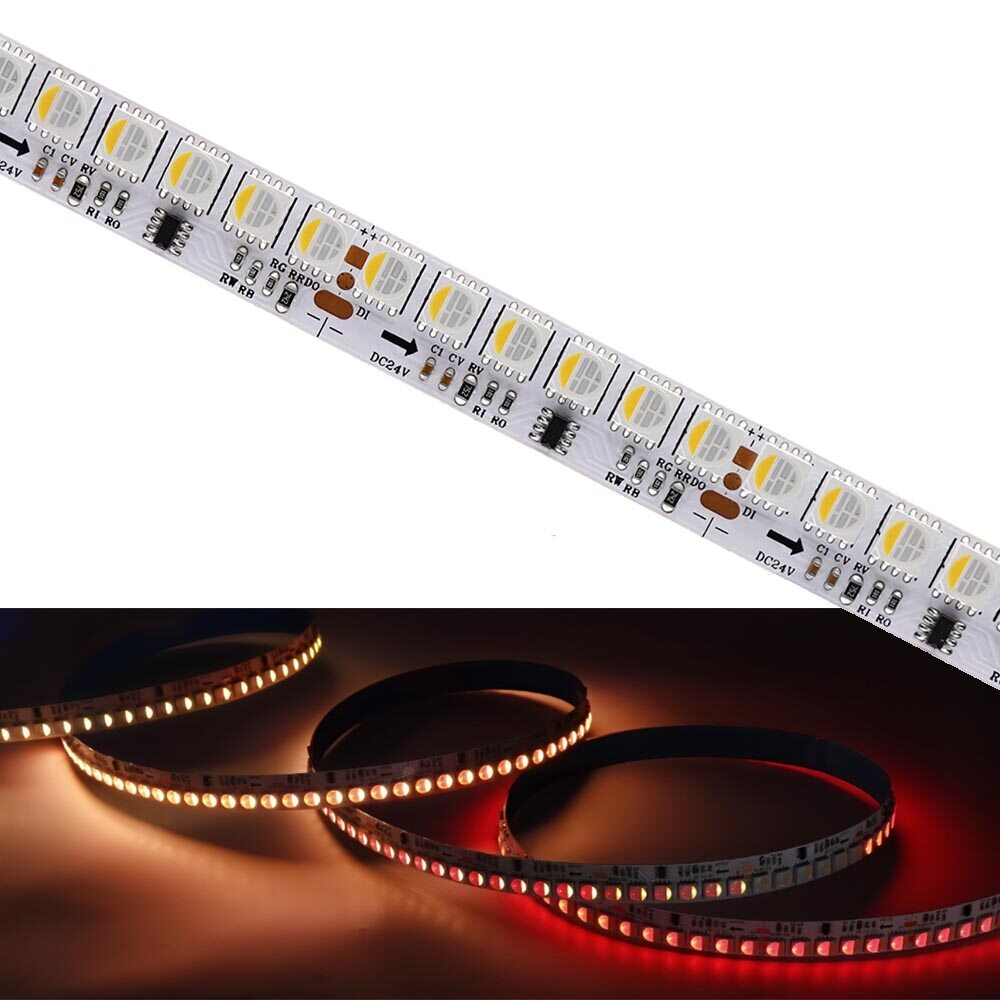DC24V WS2814 RGBW 144leds/m 24pixels/m Addressable LED Strip