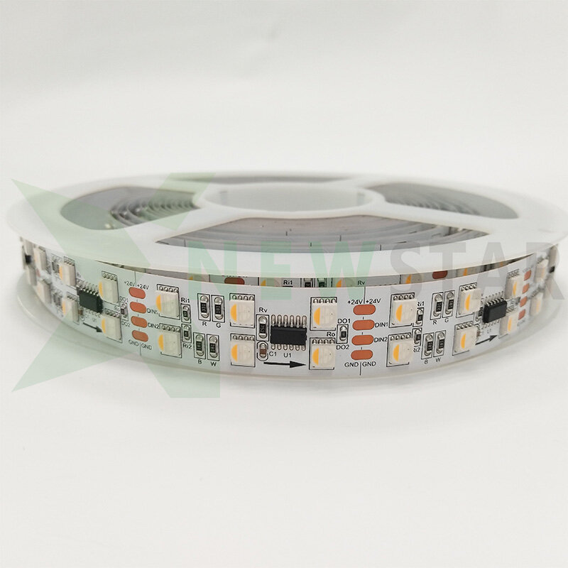 DC24V WS2814 Breakpoint Continue Addressable LED Strip 60LED per Meter