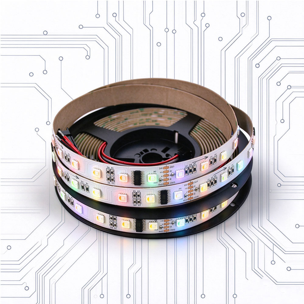 DMX512 RGBW Addressable LED Strip for Facade Outline