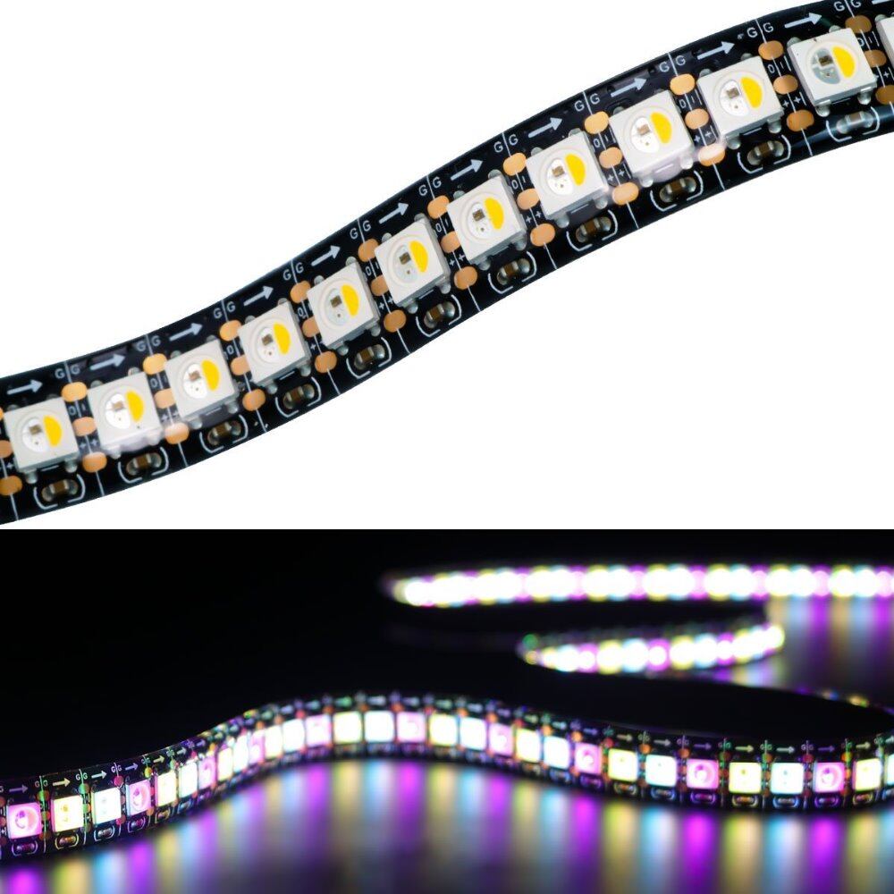 DC5V WS2812B High Density Addressable LED Strip 144LED per Meter