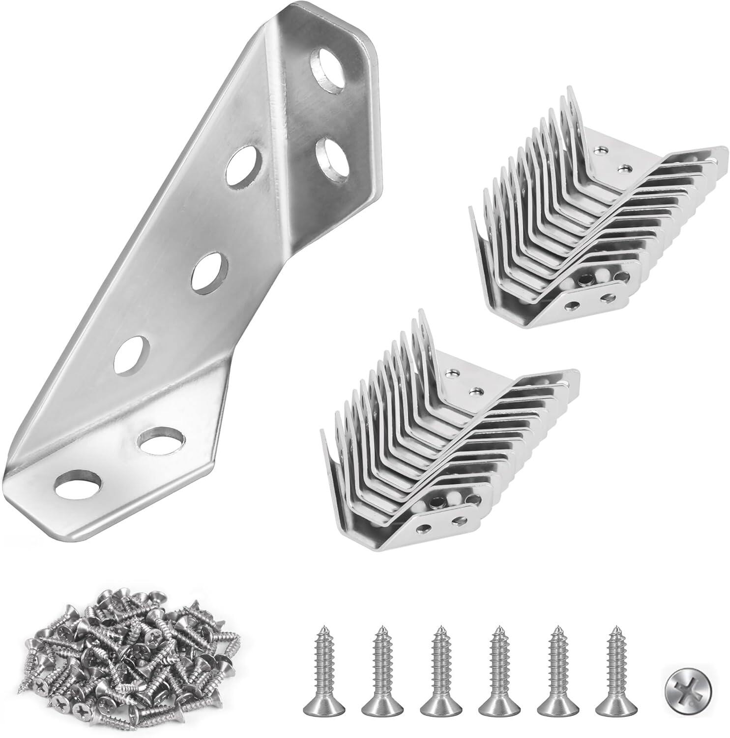 PlusRoc Stainless Steel Corner Brackets