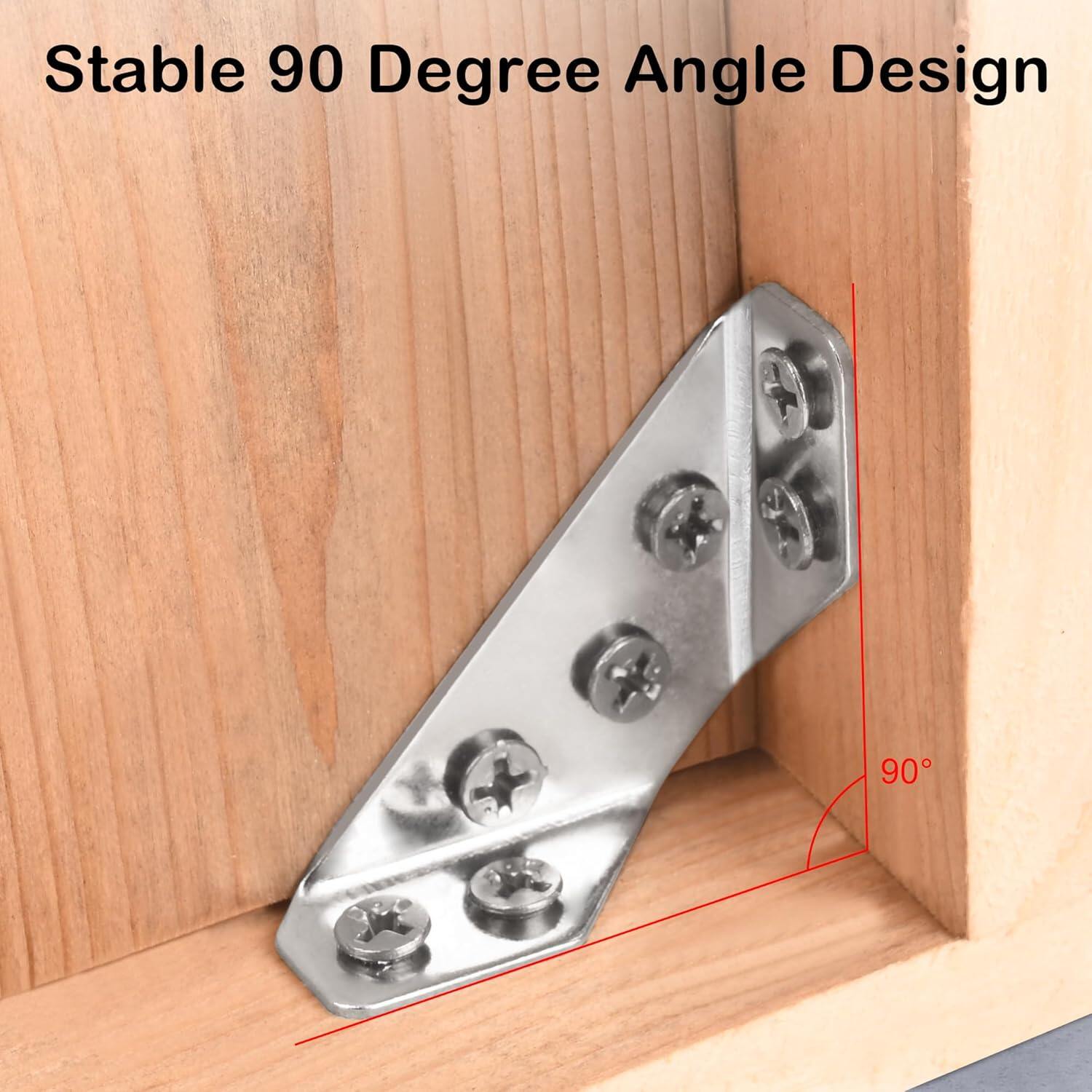 PlusRoc Stainless Steel Corner Brackets thumbnail 4