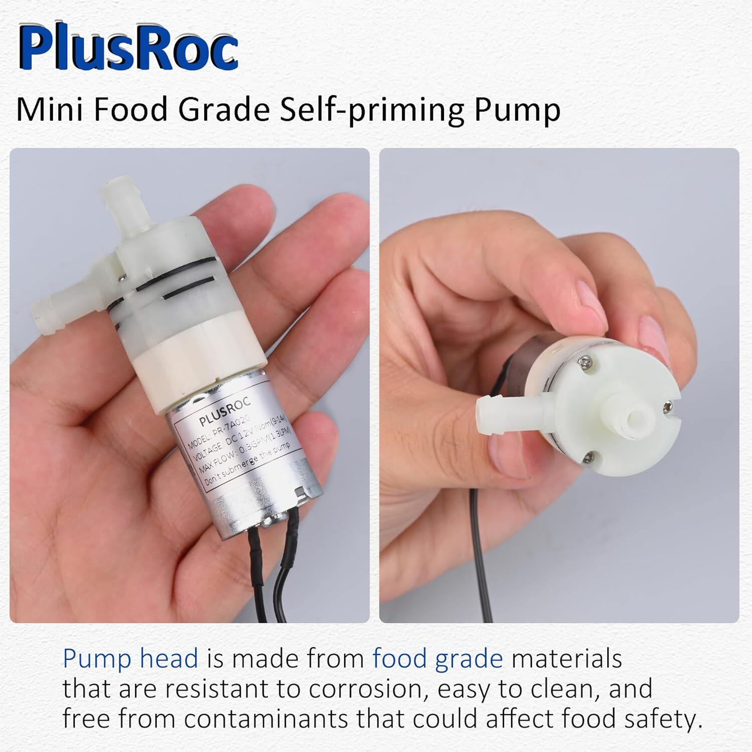 PlusRoc 1 2V DC Small Water Transfer Pump thumbnail 2