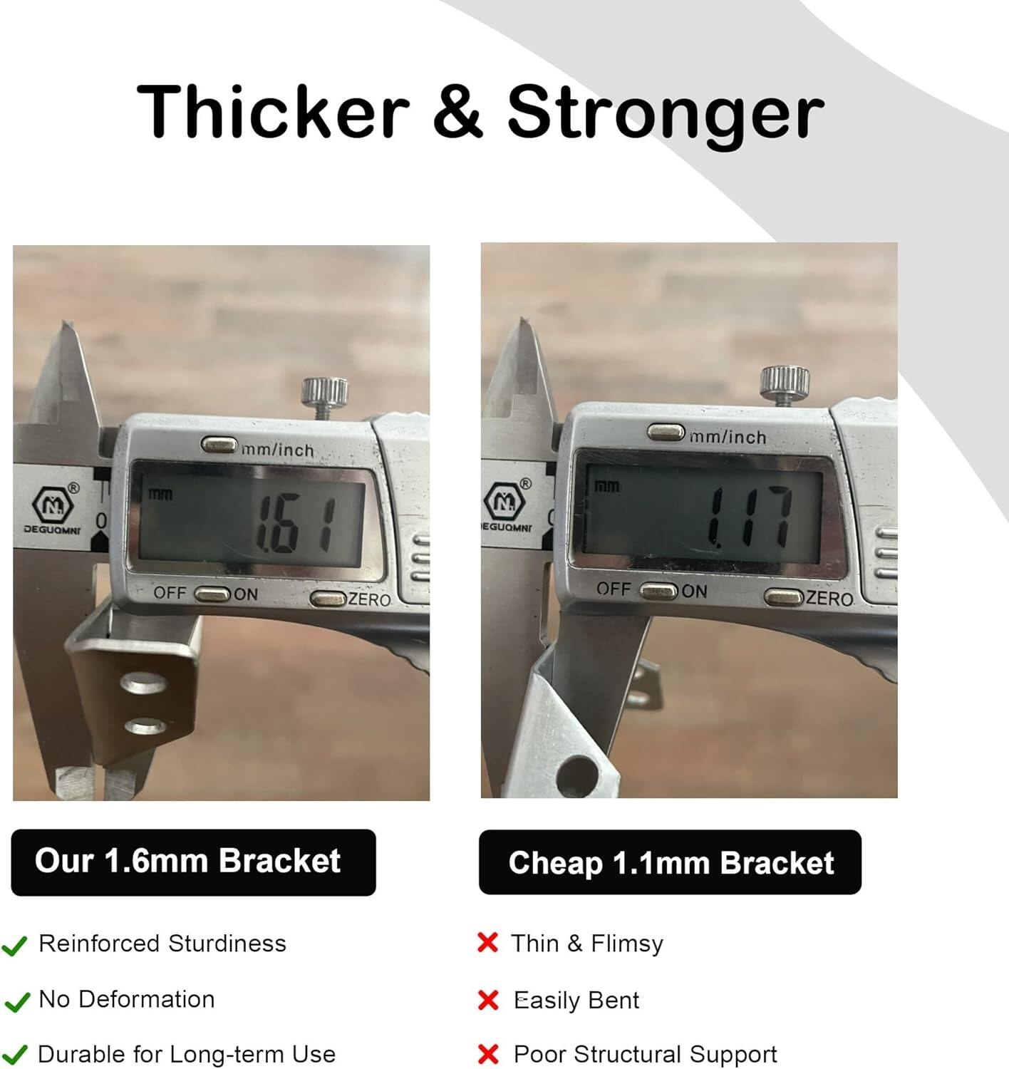 PlusRoc Stainless Steel Corner Brackets thumbnail 3