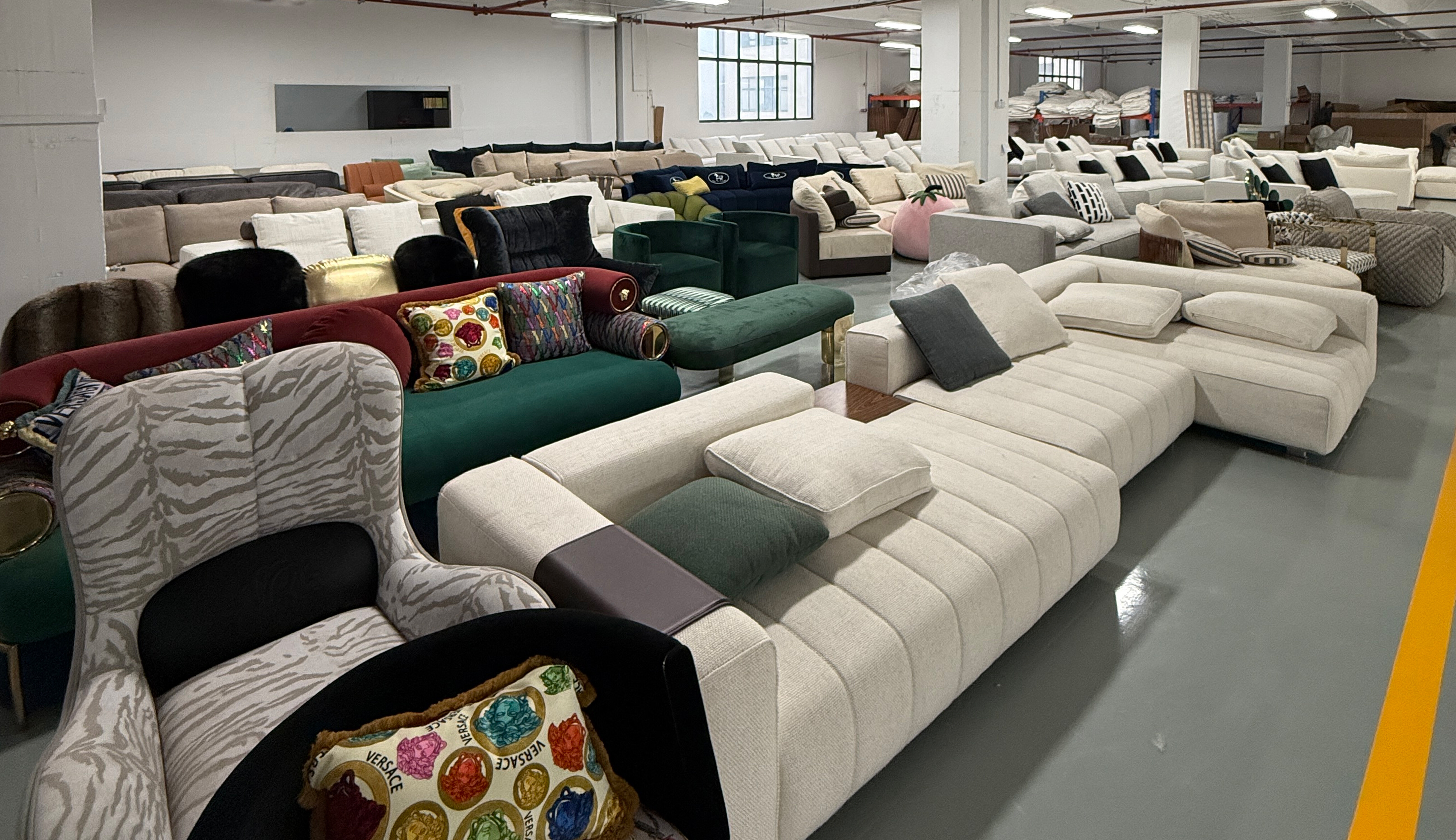Buy sofas in Longjiang, Shunde | Brandlo Source Factory: Italian Genuine Leather & Fabric Sofas