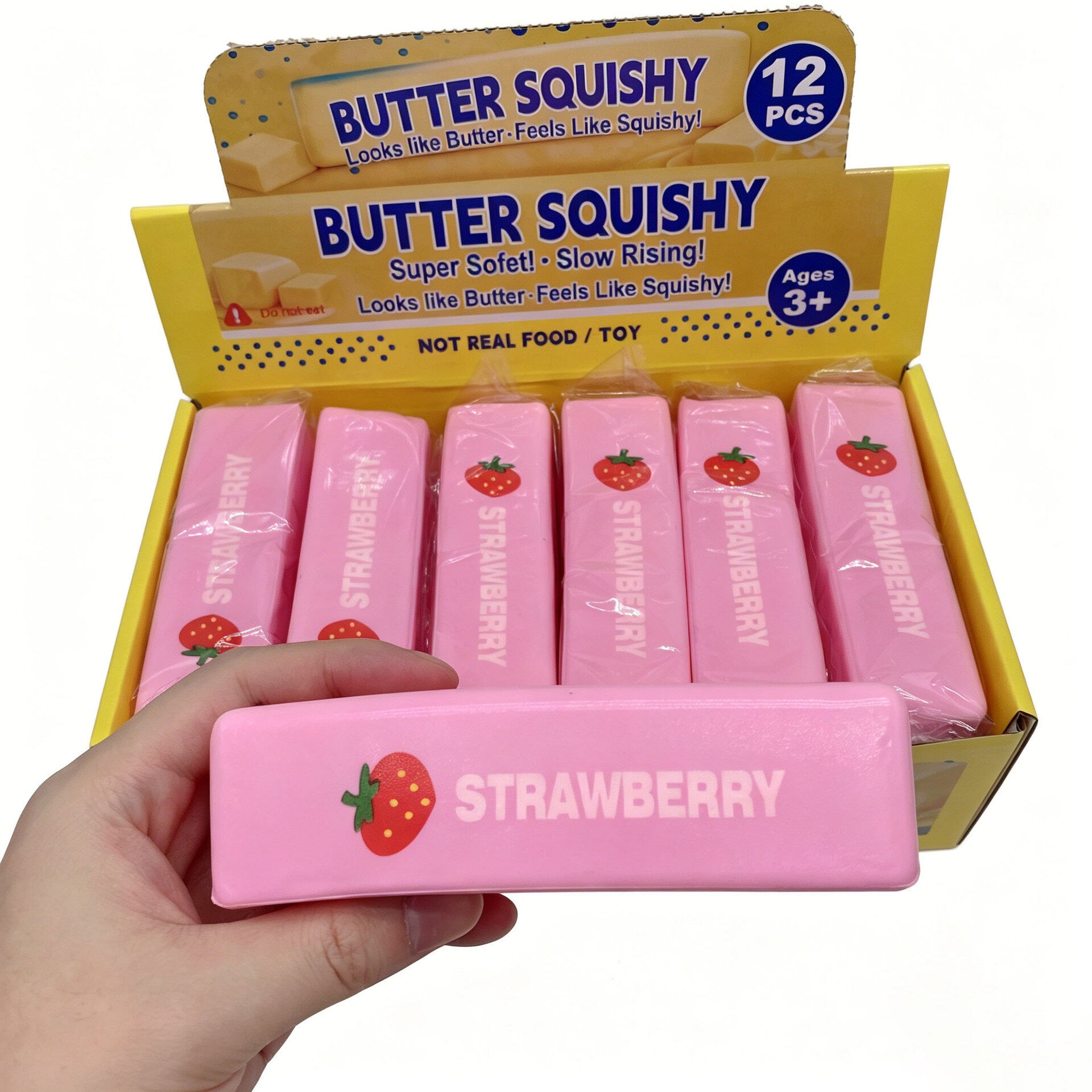 Strawberry Butter Squishy 12PCS