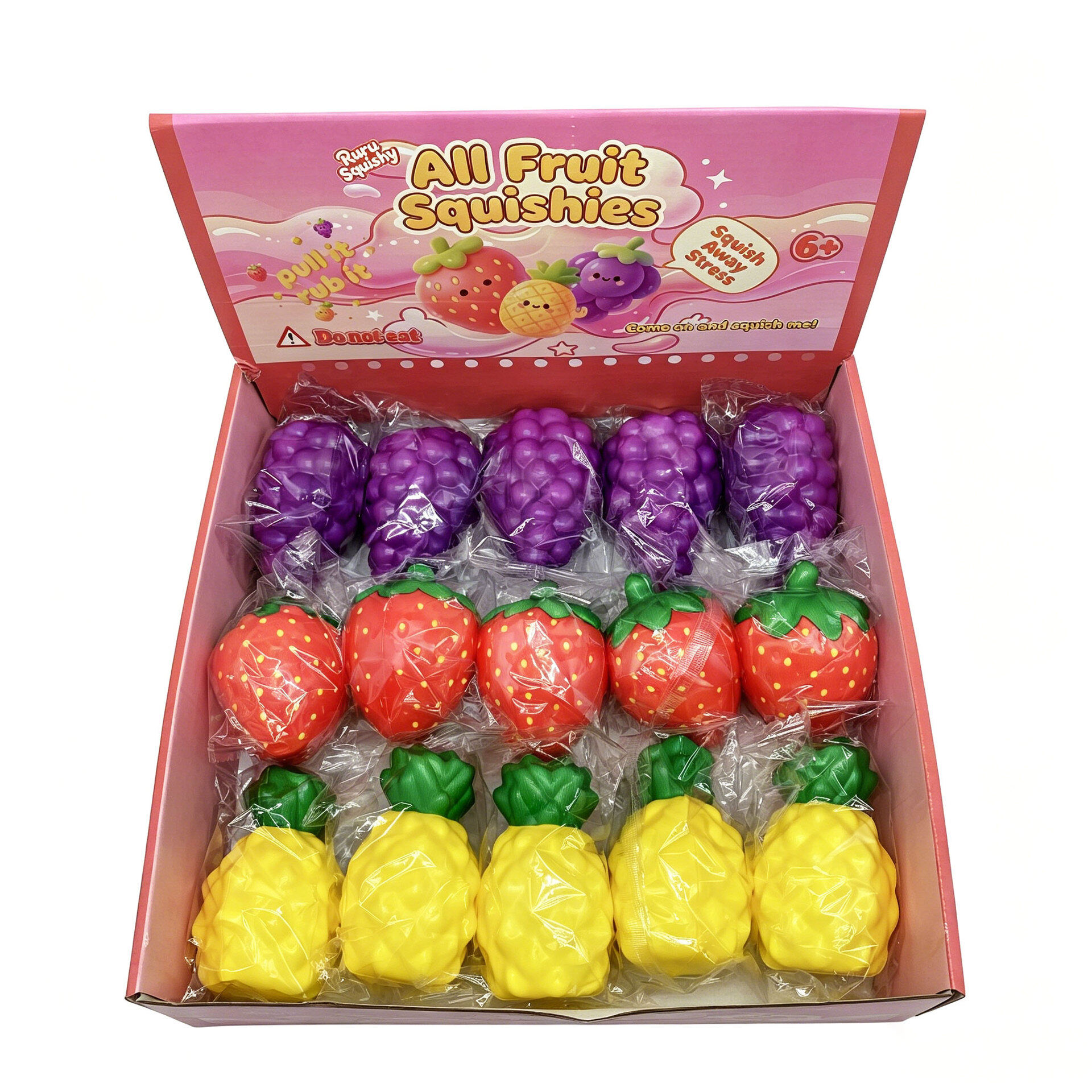 All Fruit Squishies Display Box