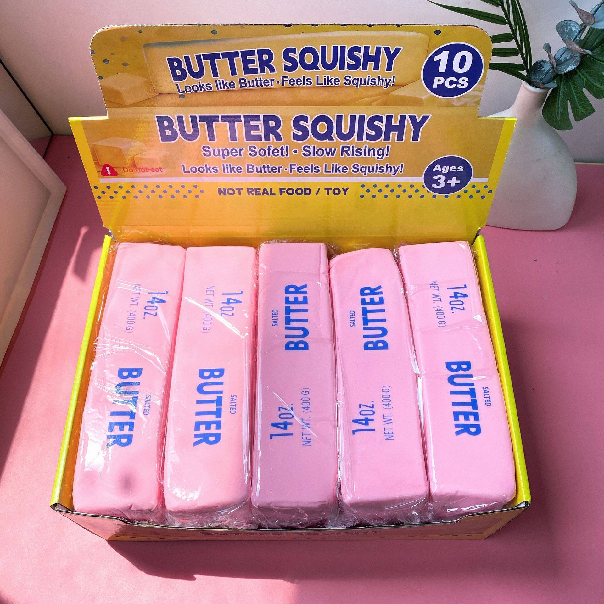 Pink Butter Squishy 14oz 10PCS
