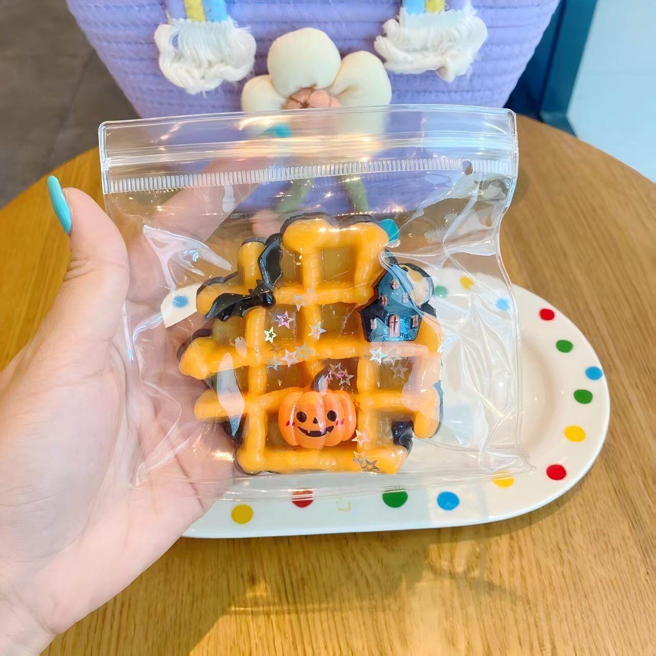 Halloween Waffle TPR Squishy