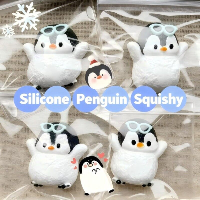 Silicone Penguin Squishy