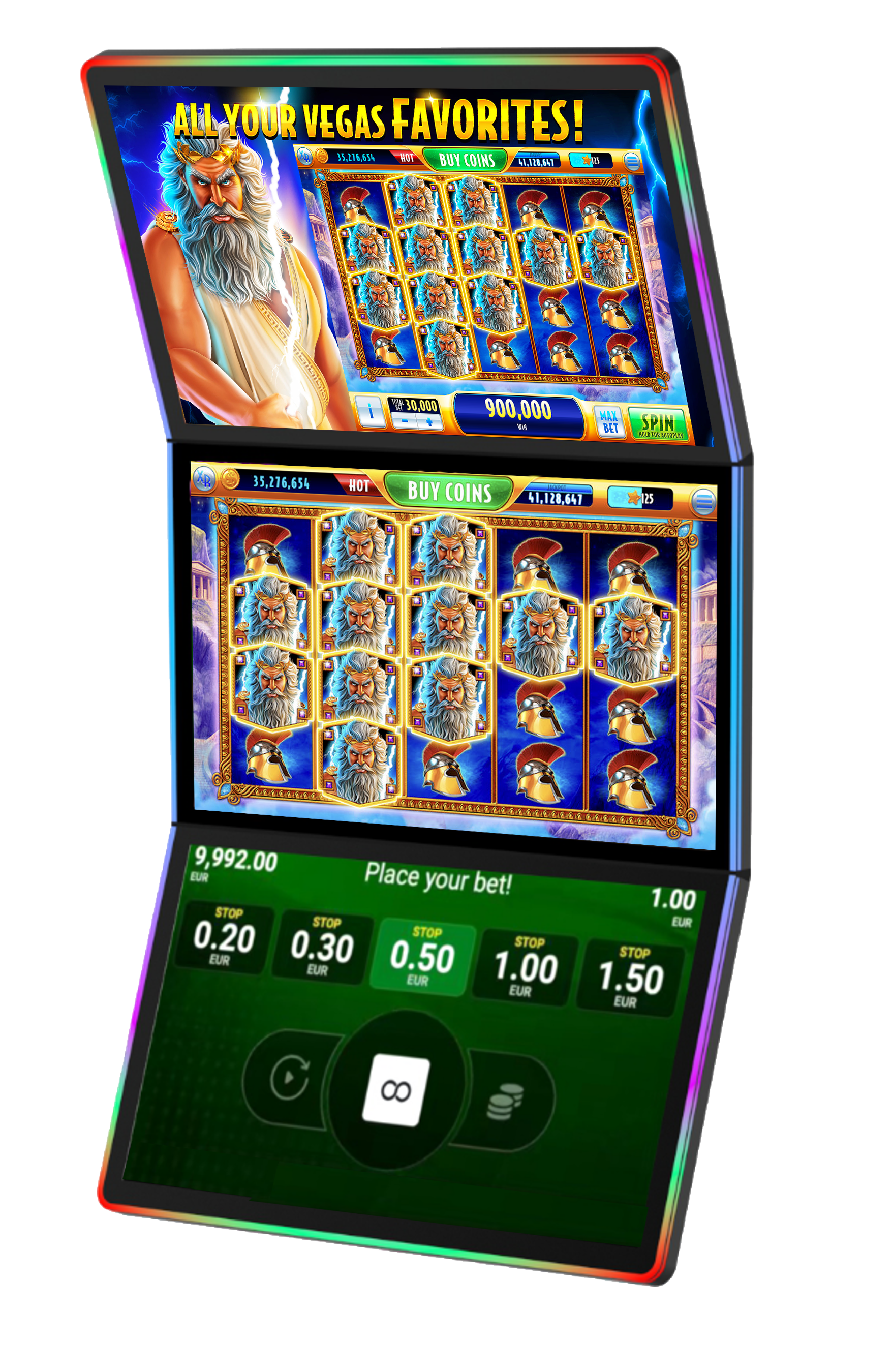 Triple LED Framed