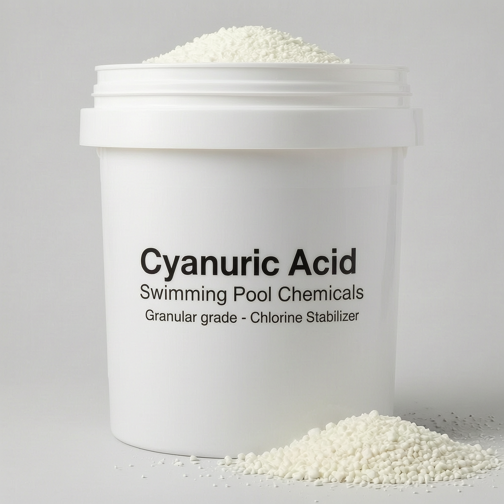 Cyanuric Acid Granular packaging and product appearance