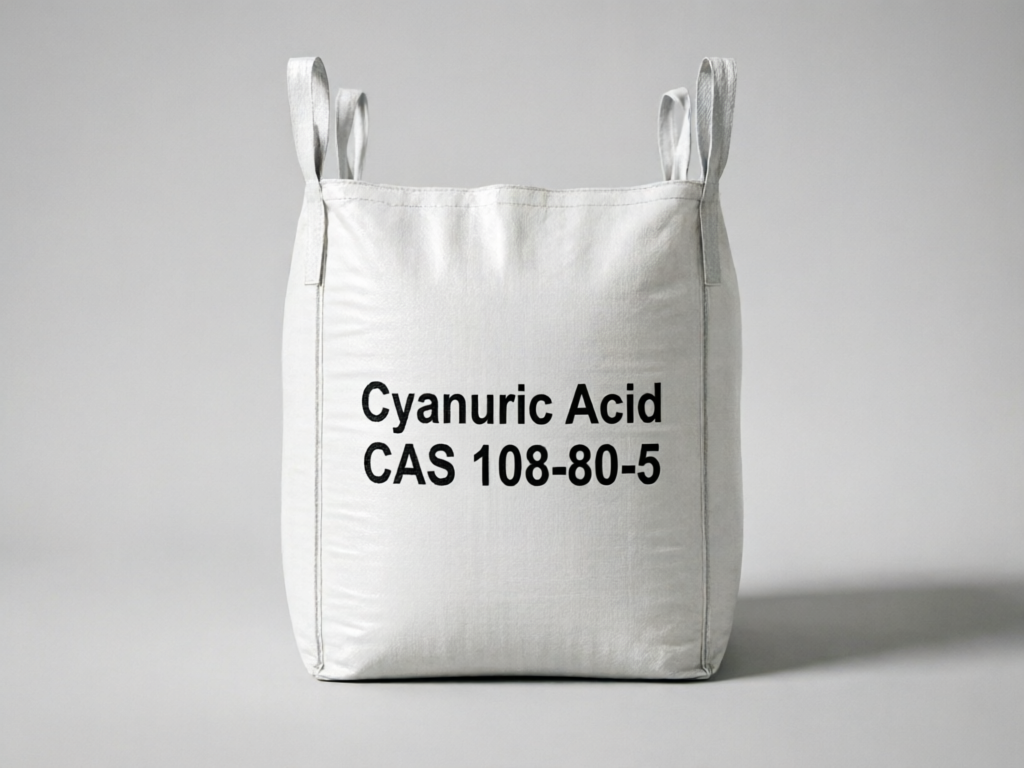 Cyanuric Acid Powder packaging and product appearance