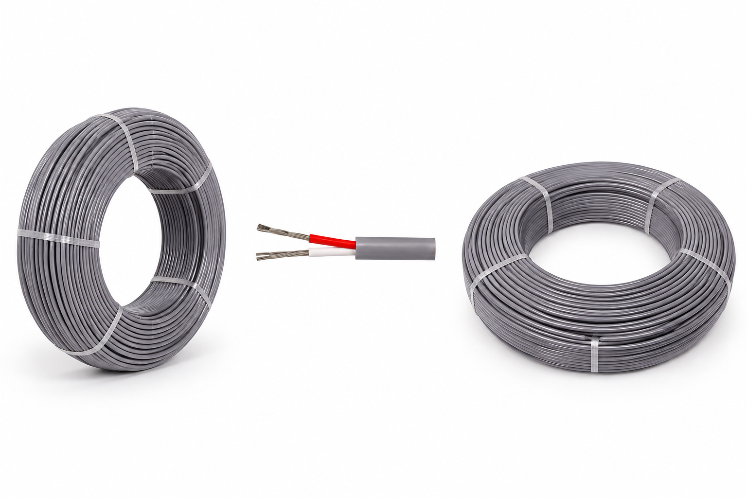 RTD Temperature Sensing Wire - T-FK (FEP Insulation + Silicone Jacket)