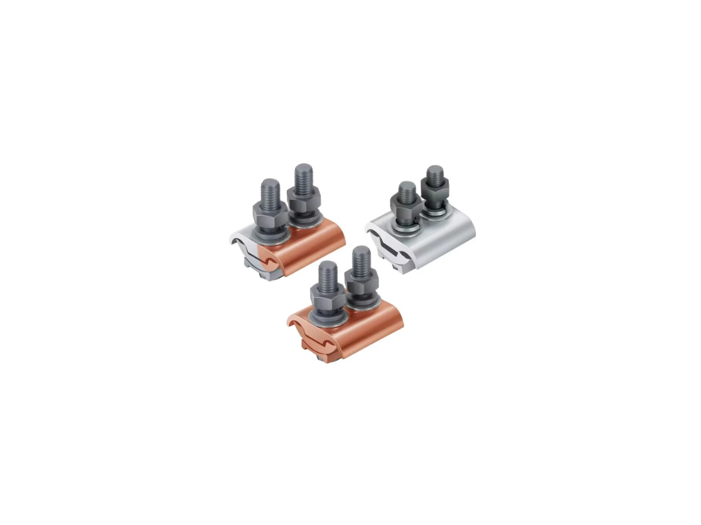 Bimetallic Parallel Groove Clamp JBT Type Bolted Copper Wire Connector