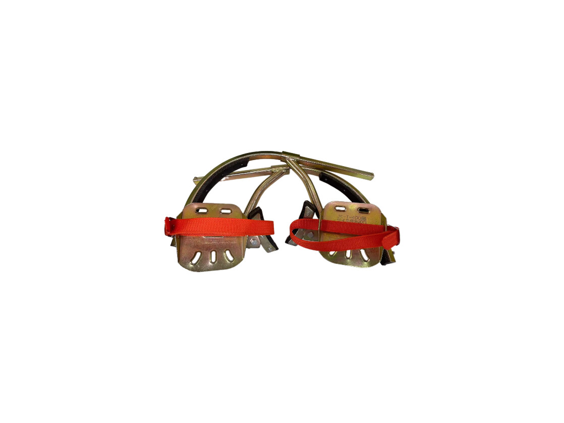 Adjustable Pole Climbing Spurs Alloy Steel Cement Pole Climbers with Foot Straps for Electrician & Lineman