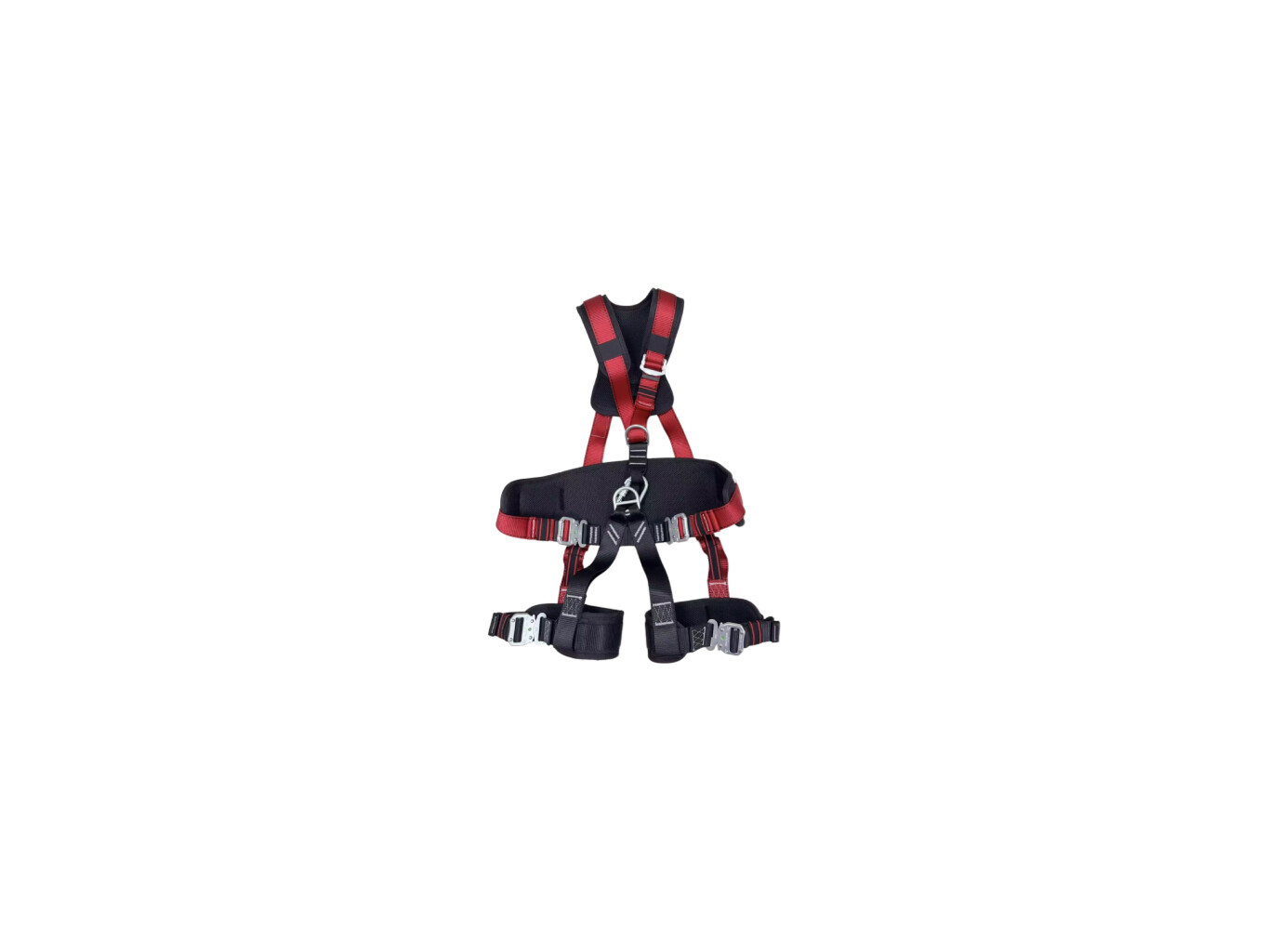 Padded Full Body Fall Arrest Safety Harness with Lanyard for Construction Aerial Work