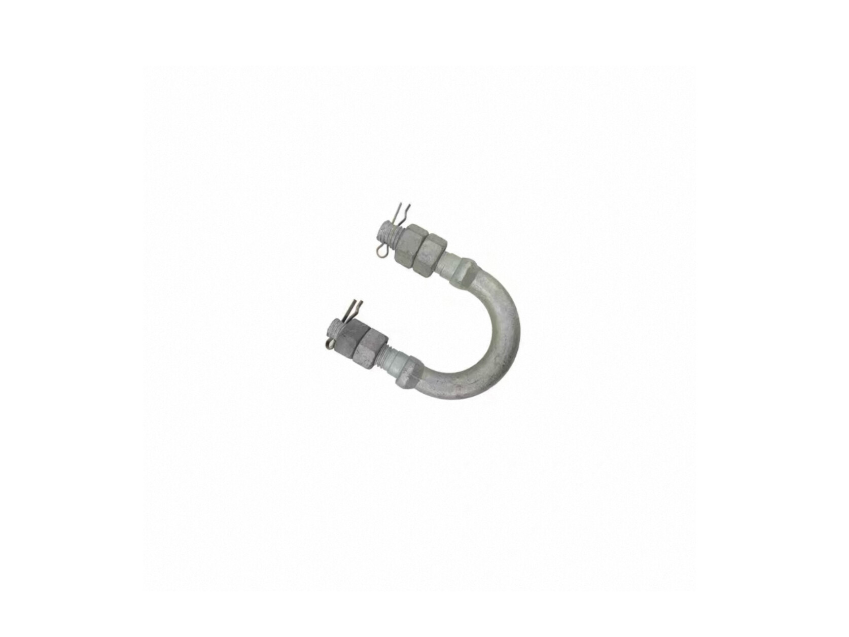 Carbon Steel U-Bolt Clamp Hot Dip Galvanized for Pole Line Hardware with Inch and Metric Sizes XCLR