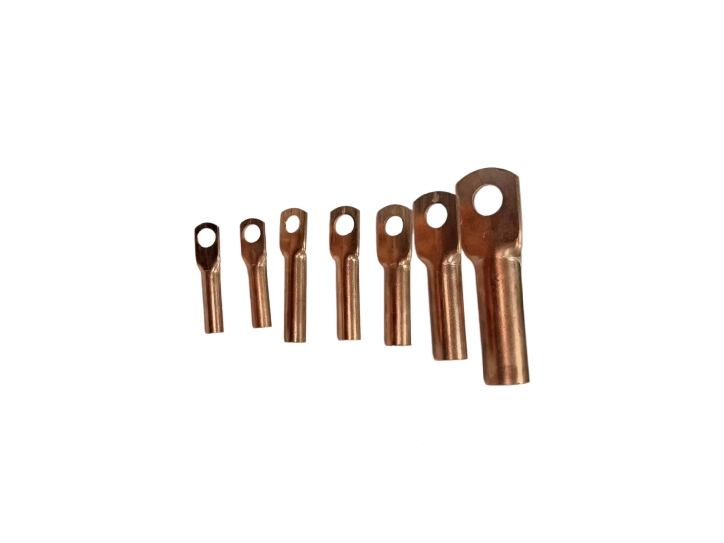 DTG Type Copper Brass Plated Connecting Lugs Electrical Cable Terminals for Power Distribution Systems
