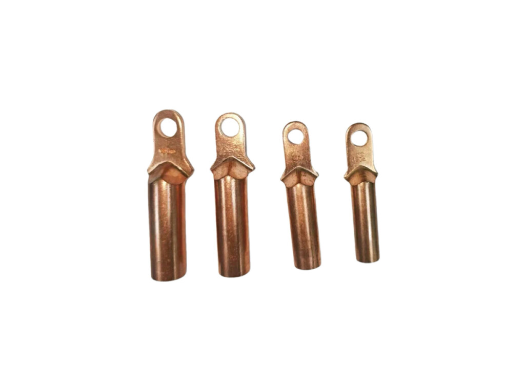 DT Series Copper Circuit Breaker Cable Lugs 35-240mm Crimp Type Control Switch Wire Connectors for Automotive
