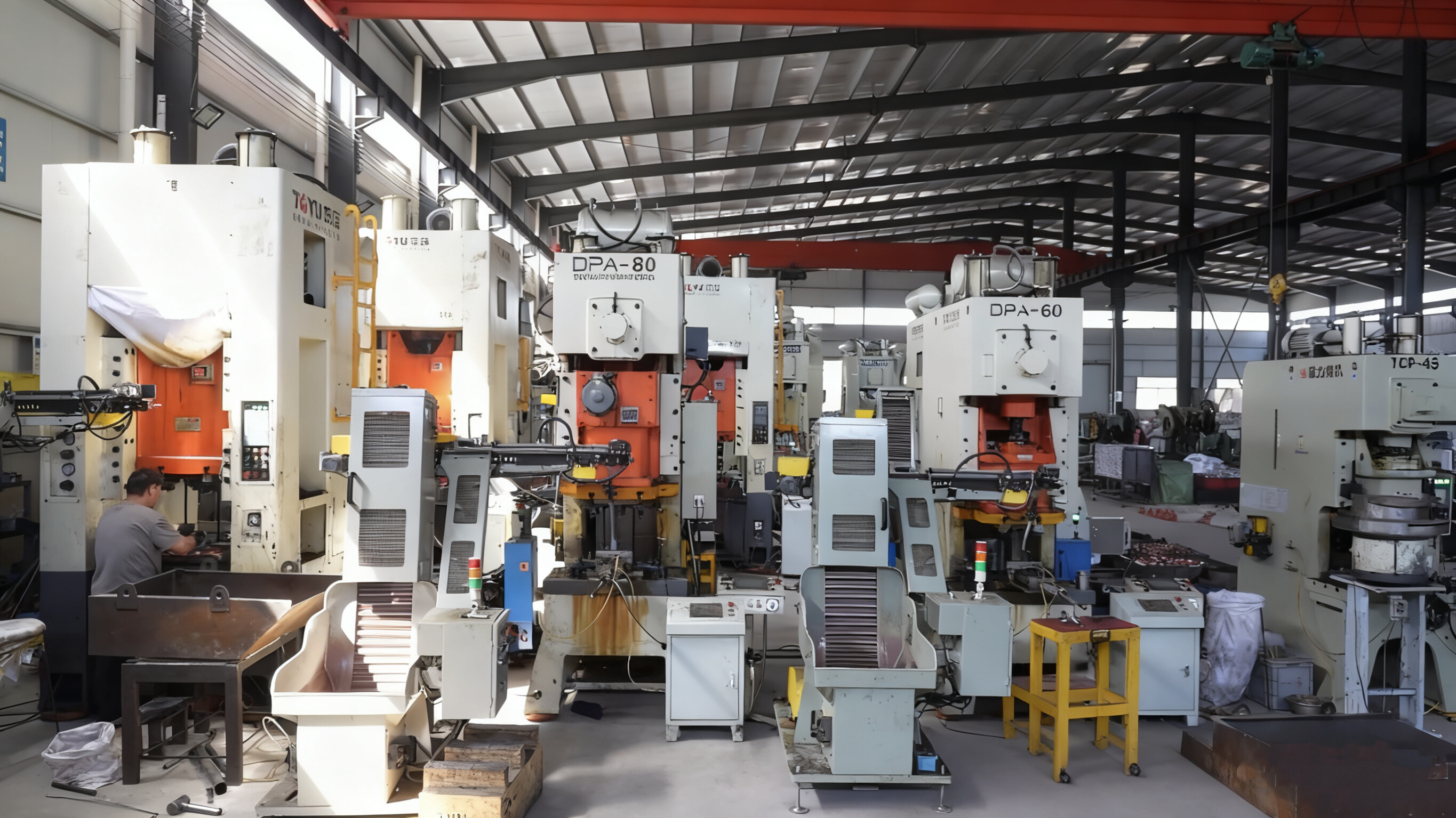 Stamping Machines in Operation
