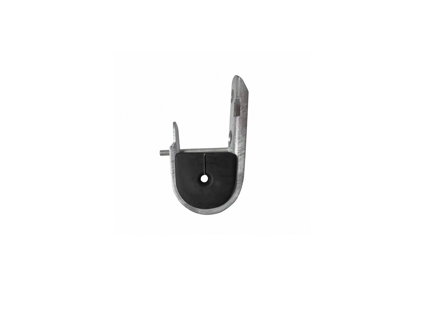 J Type Suspension Clamp Galvanized Steel J Hook Clamp ADSS FTTH Optical Fiber Aerial Cable Suspension Clamp with Rubber Insert