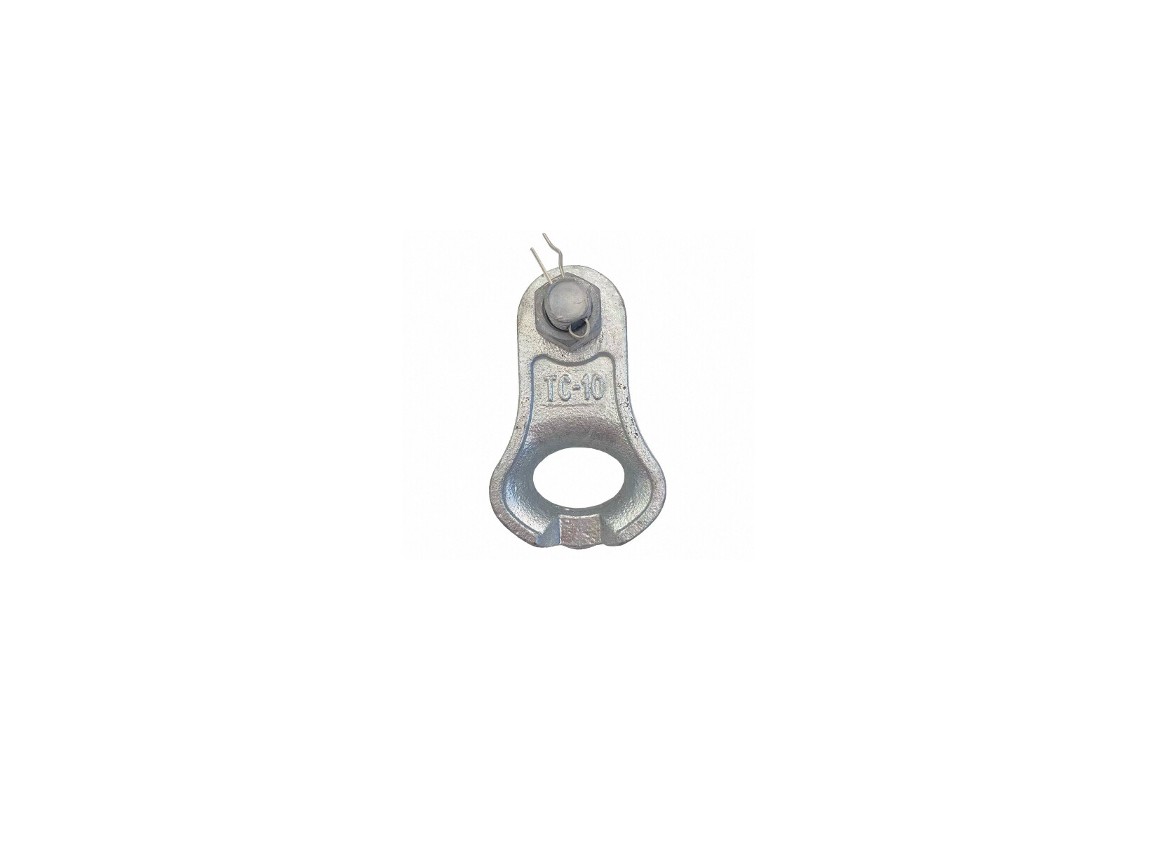 TC Heart Shaped Thimble Clamp Hot Dip Galvanized Steel TC Eye Thimble for ADSS OPGW Preformed Tension Clamp Power Line Fitting