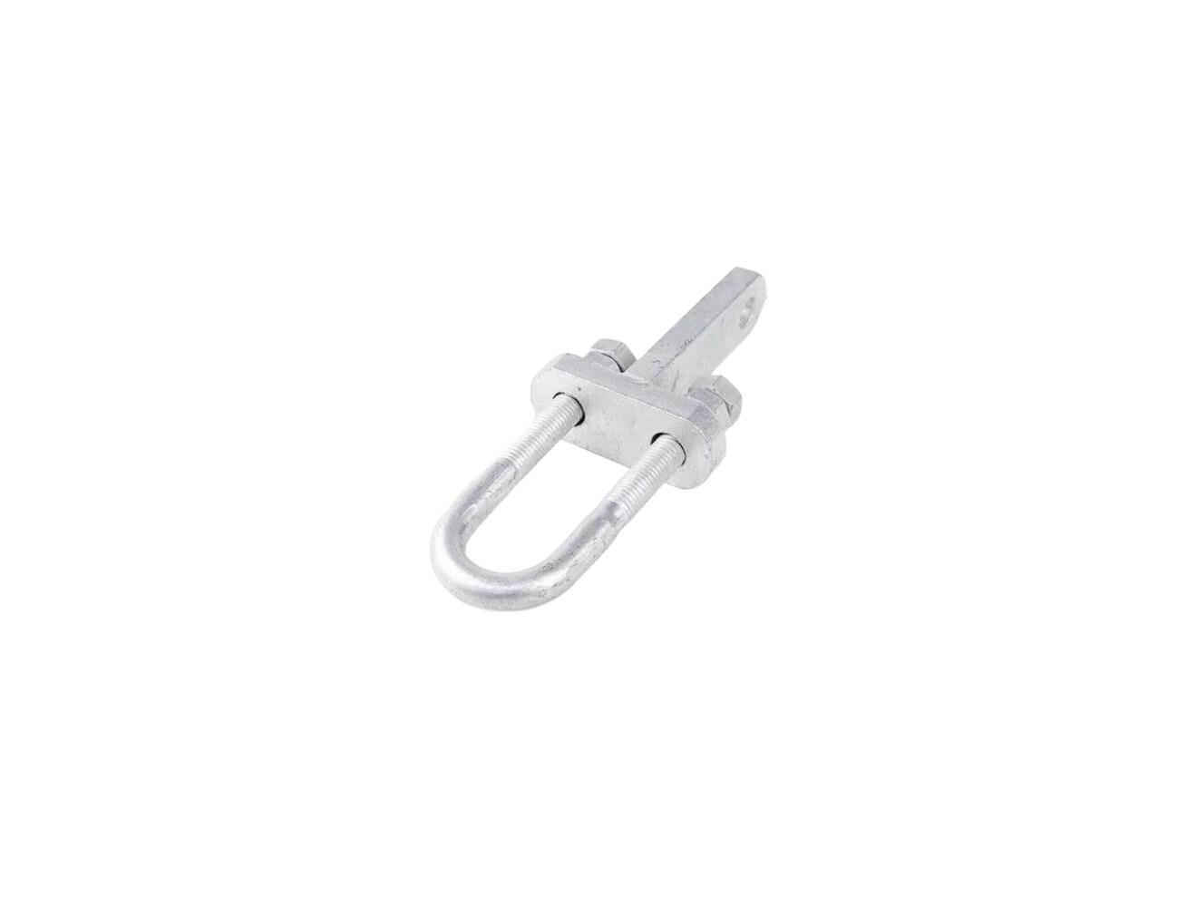 Hot Dip Galvanized DT U-Bolt Clamp Heavy Duty with Zinc Nuts for Pipe Cable Mounting