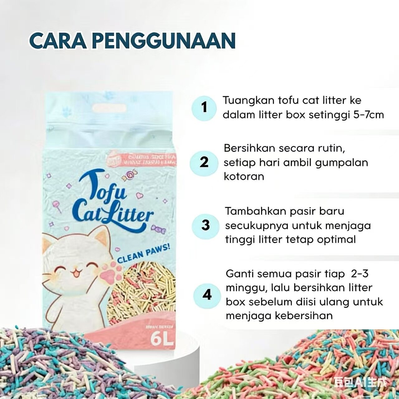Tofu Cat Litter