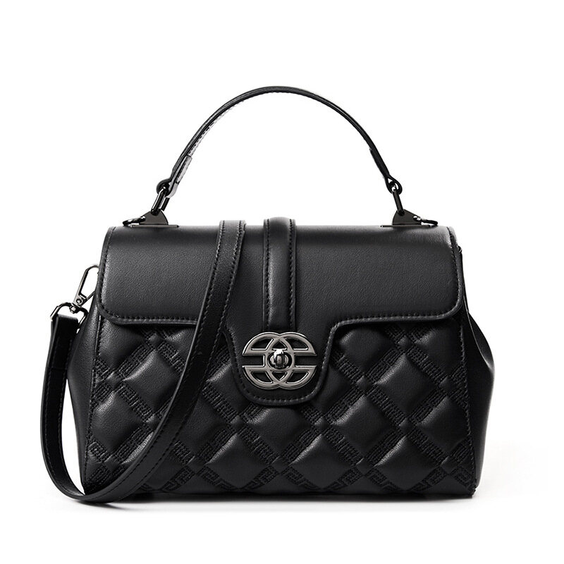 Women's 2026 New Arrival Commuter Genuine Leather Handbag – Spacious Mom Bag, Crossbody & Tote with Premium Look