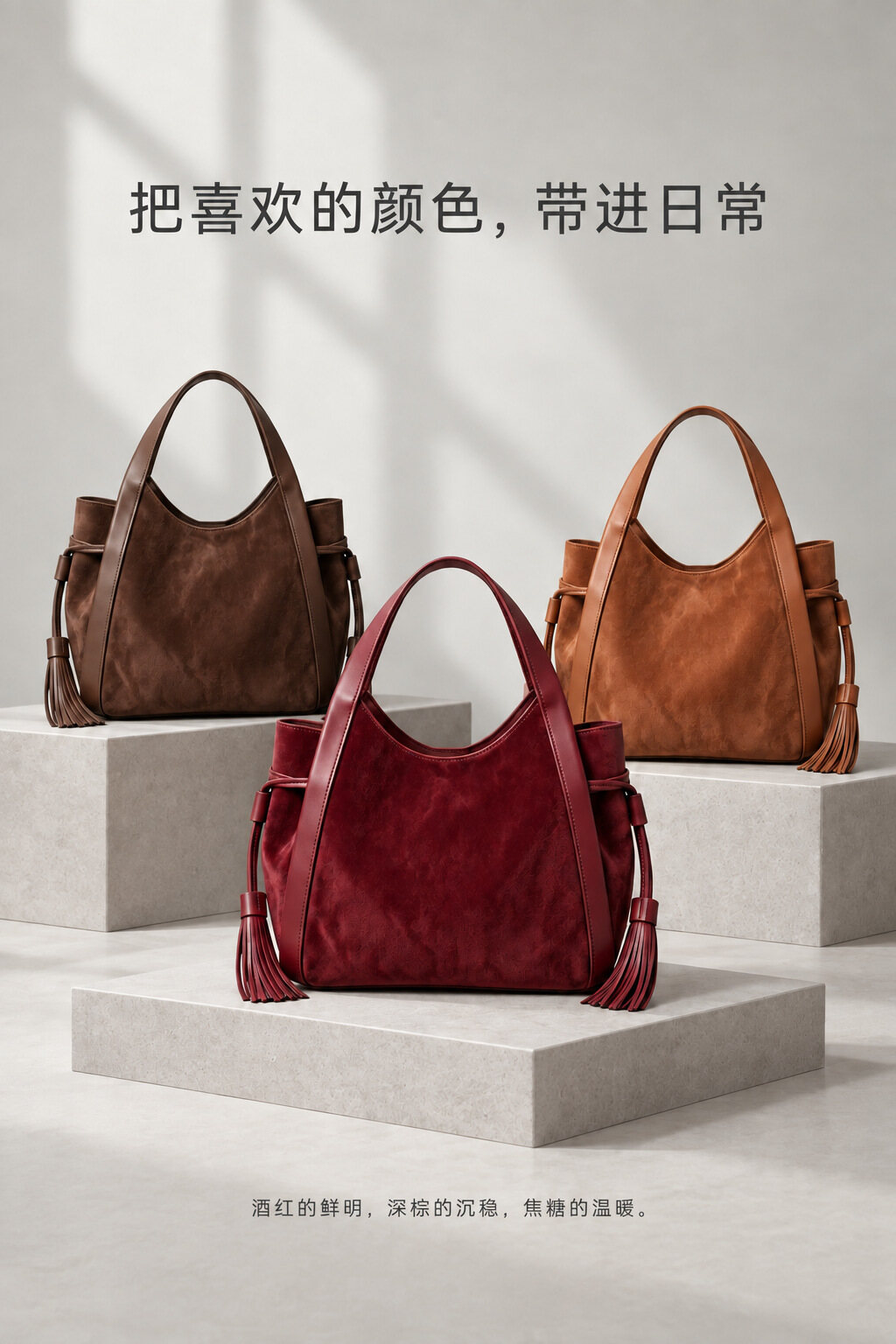 Niche designer bucket bag – vintage matte cowhide, versatile Korean style, practical tote and crossbody