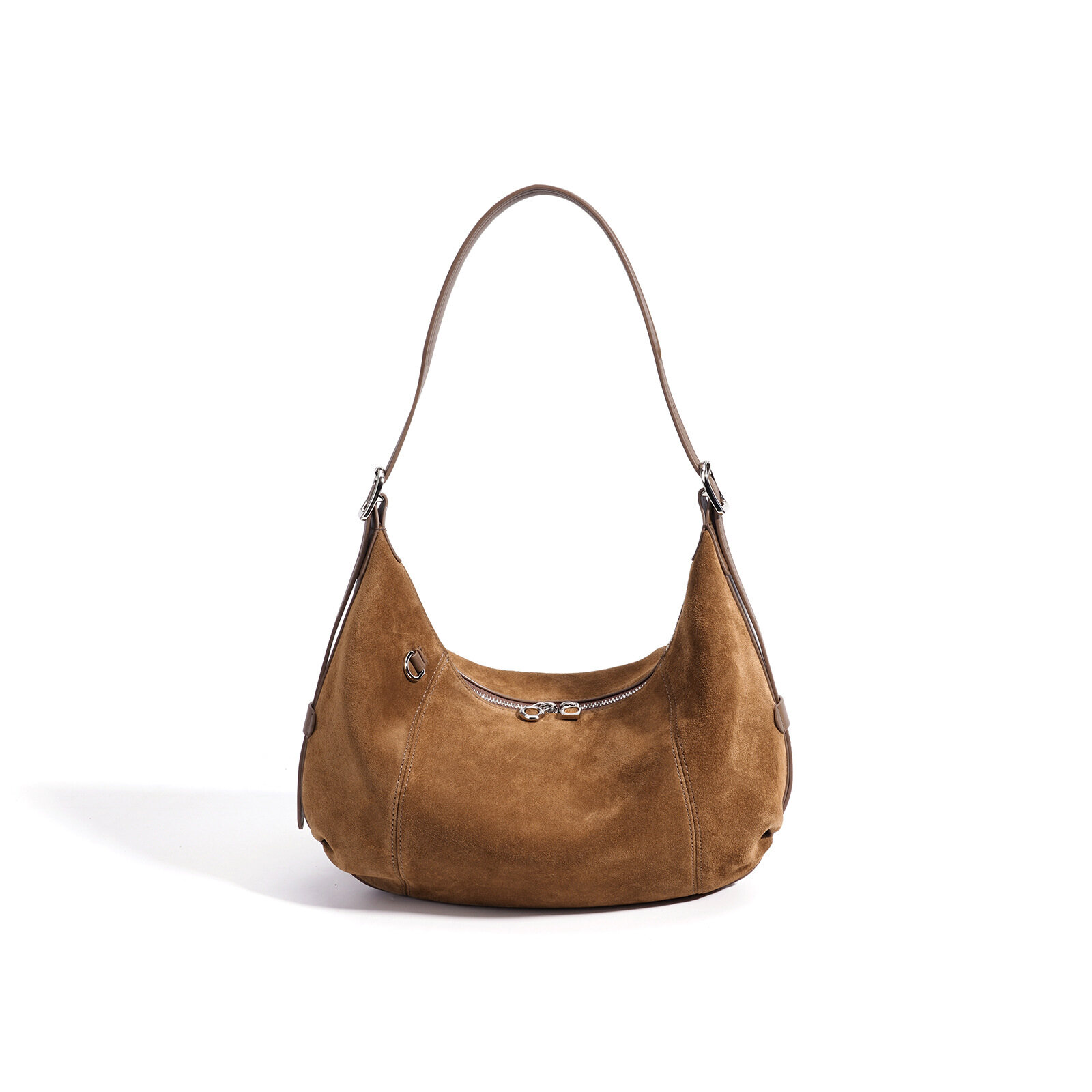 Suede Messenger Bag