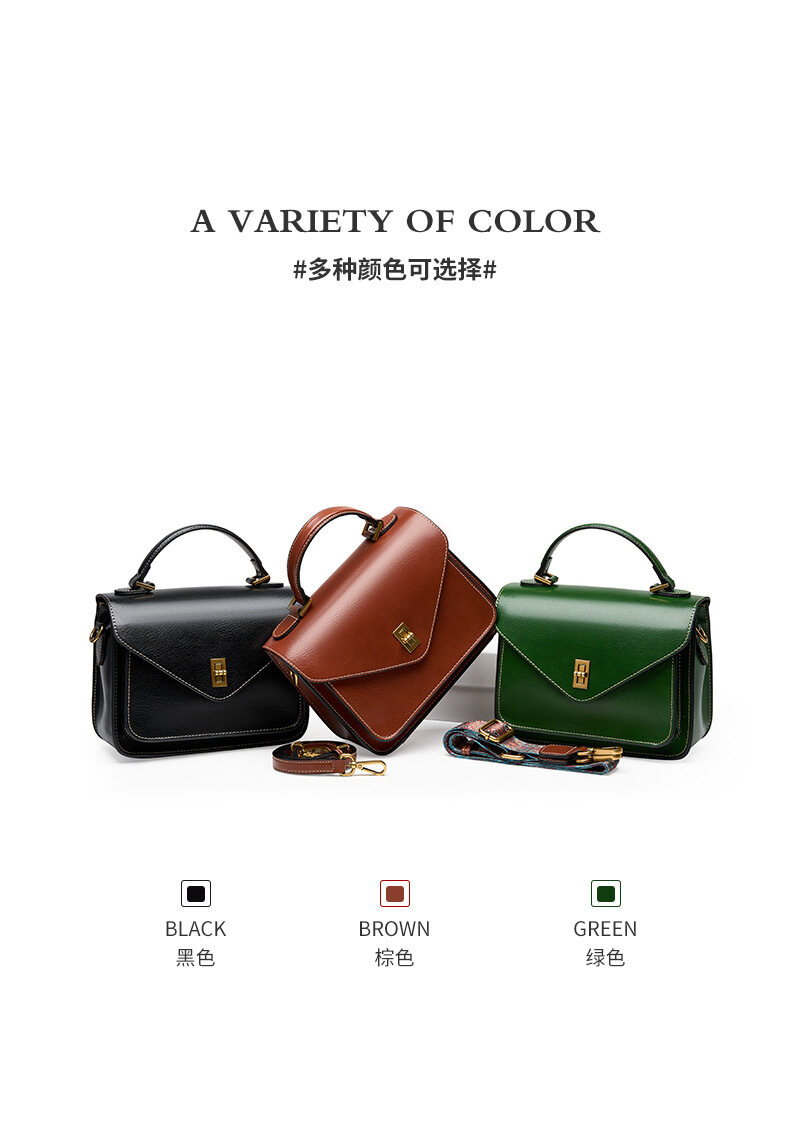 Women's Leather Tote Bag 2026 – New Premium Genuine Veg-Tanned Calfskin, Minimalist & Stylish, Handheld/Shoulder/Crossbody Messenger Style