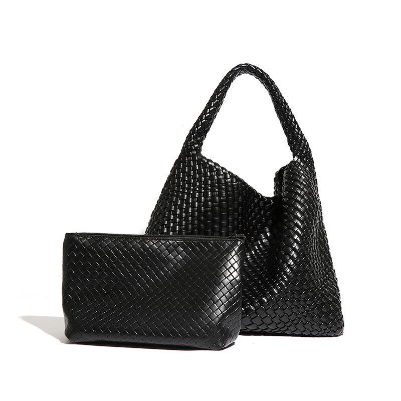 Handwoven Bucket Bag – Premium Parachute-Style Tote with Old Money Aesthetic, Shoulder & Handbag for Women