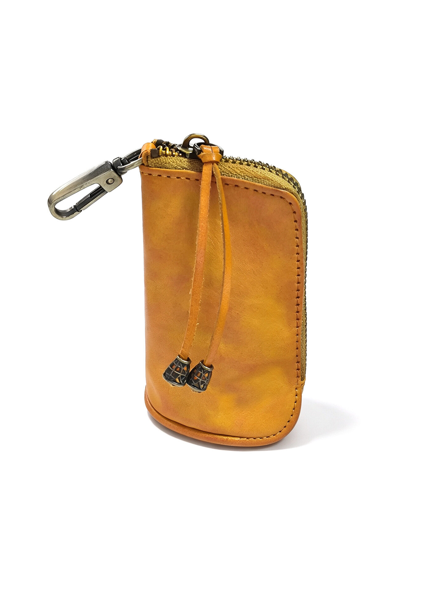 Cross-border Genuine Leather Coin Purse – Vintage Luxury Key Holder, Multi-Compartment Coin & Cash Organizer, Compact Mini Bag