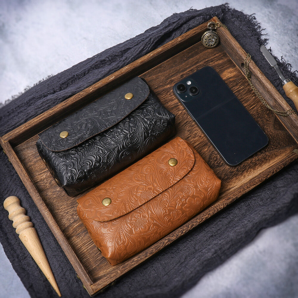 Autumn Original Handcrafted Elegant Women's Small Square Bag – Exquisite Embossed Single-Shoulder Purse & Phone Wallet, Hot Seller Overseas
