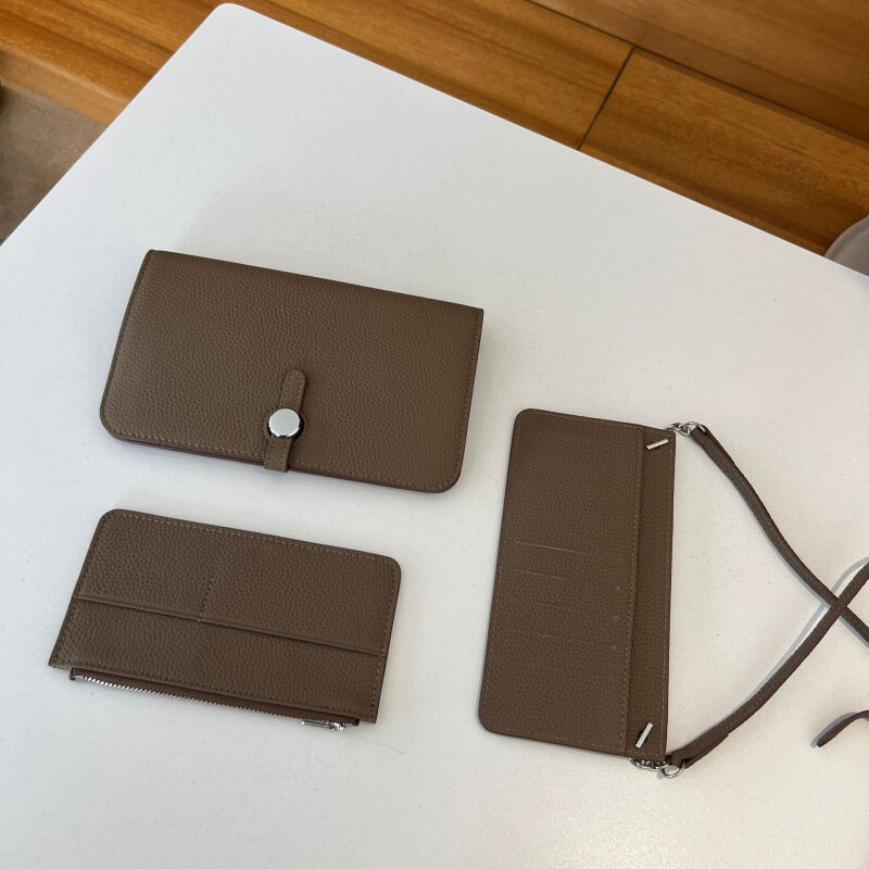 3-in-1 Wallet, Passport Holder & Phone Case – Large Capacity Genuine Leather Women's Clutch