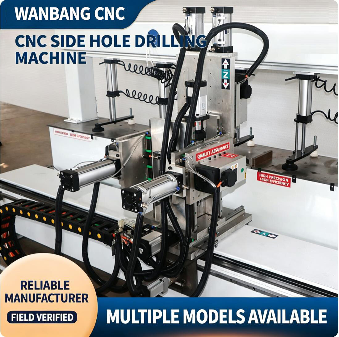 Intelligent woodworking machinery, CNC side hole machine, panel solid wood furniture mortise gallery view 4