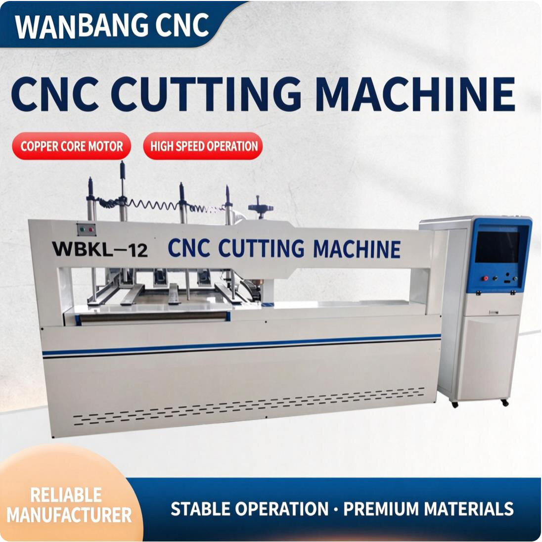Spot wholesale fully automatic woodworking CNC cutting machine, solid wood CNC material cutting saw gallery view 1