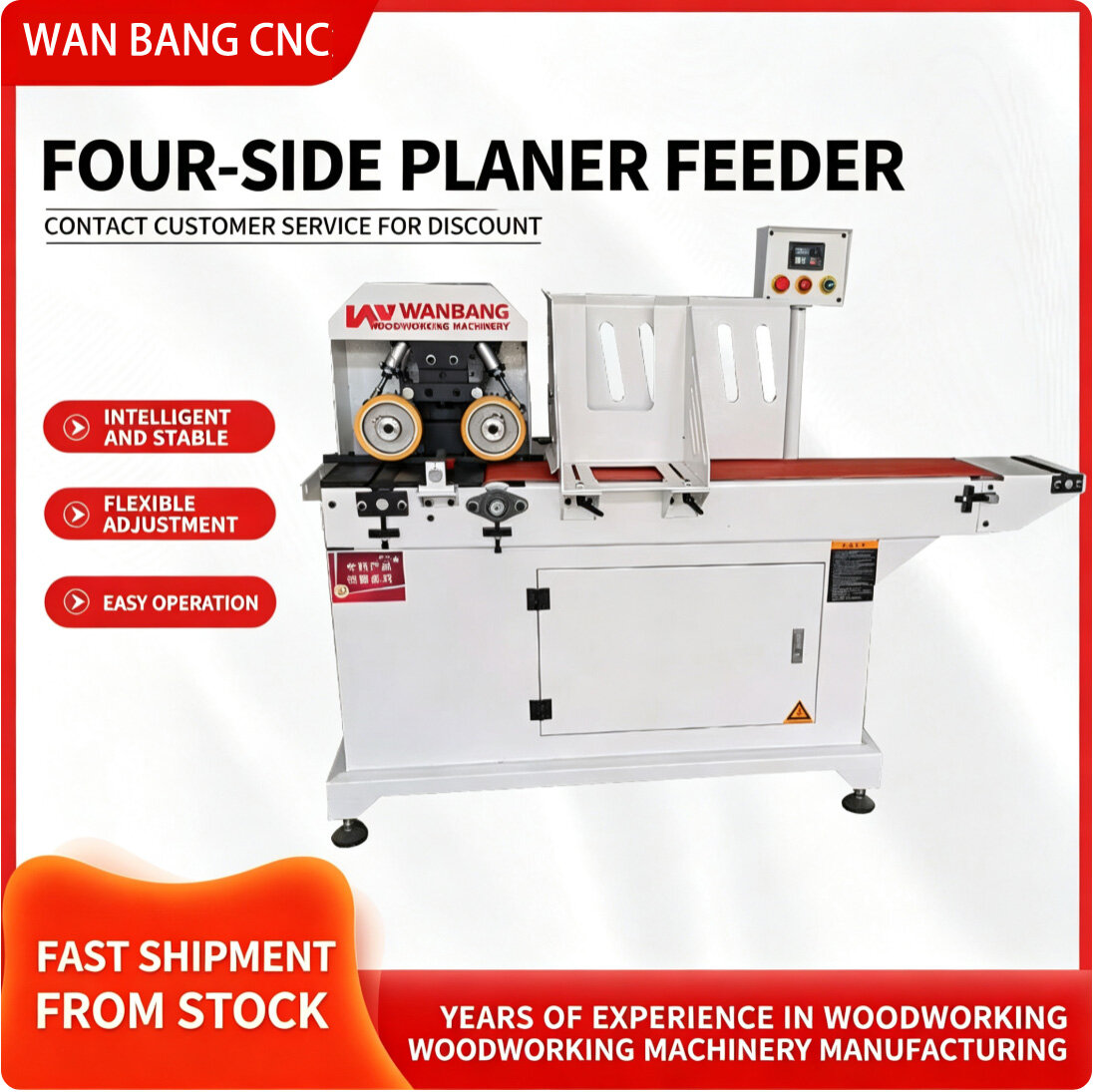 Automatic feeders for woodworking machinery, furniture production and processing equipment gallery view 2